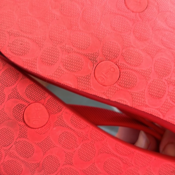 Coach women’s flip flops size 9/10 - Picture 5 of 5